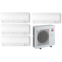 Кондиционер Mitsubishi Electric мульти-сплит-система MXZ-4E72VA + 4 внутренних блока серии Deluxe FH (25+25+25+35)