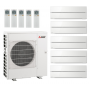 Кондиционер Mitsubishi Electric мульти-сплит-система MXZ-5F102VF + 5 внутренних блоков серии Premium LN (25+25+25+25+25) белый