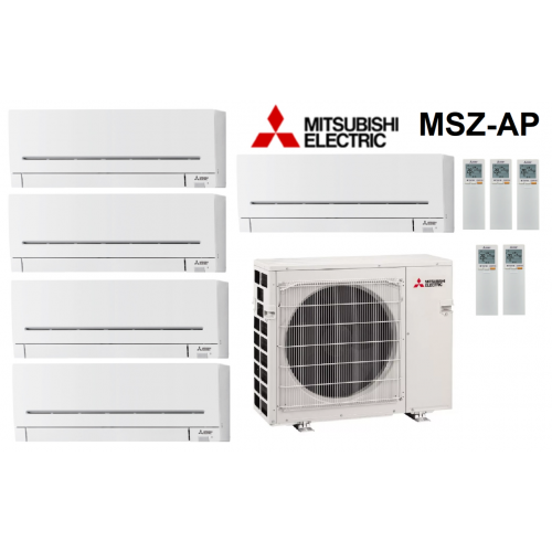 Кондиционер Mitsubishi Electric мульти-сплит-система MXZ-5F102VF + 5 внутренних блоков серии Standard AP (25+25+25+25+25)