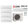 Кондиционер Mitsubishi Electric мульти-сплит-система MXZ-5F102VF + 5 внутренних блоков серии Standard AP (25+25+25+25+25)