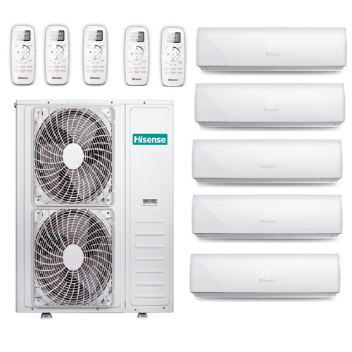 Мульти-сплит-система Hisense AMW-60U6SP+F15E(E) + 5 внутренних блока серии SMART (12+12+12+12+12)