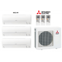 Мульти-сплит-система Mitsubishi Electric MXZ-3HA50VF + 3 внутренних блока серии Classic HR (25 + 25 + 25)