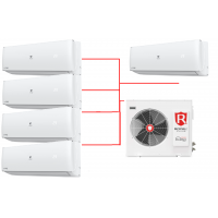 Мульти-сплит-система Royal Clima 5RMX-42HN/OUT + 5 внутренних блоков серии PRESTIGIO (9+9+9+9+9)